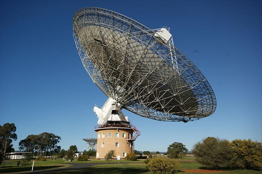 Large earth station antenna maintained by Bhawani Satcom